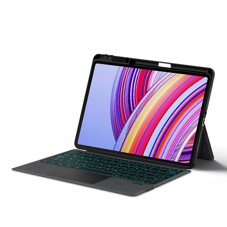 Redmi Pad Pro 12.1 2024 Keyboard Case with Touchpad, LED Backlight, Stand, and Detachable Design