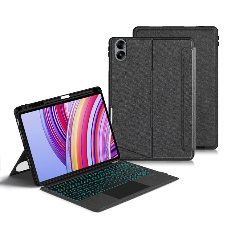 Redmi Pad Pro 12.1 2024 Keyboard Case with Touchpad, LED Backlight, Stand, and Detachable Design