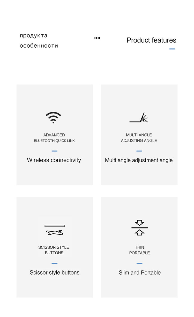 Lenovo Xiaoxin Pad 11 2025 Keyboard Case with Touchpad and Stand | Bluetooth Backlit Keyboard Cover