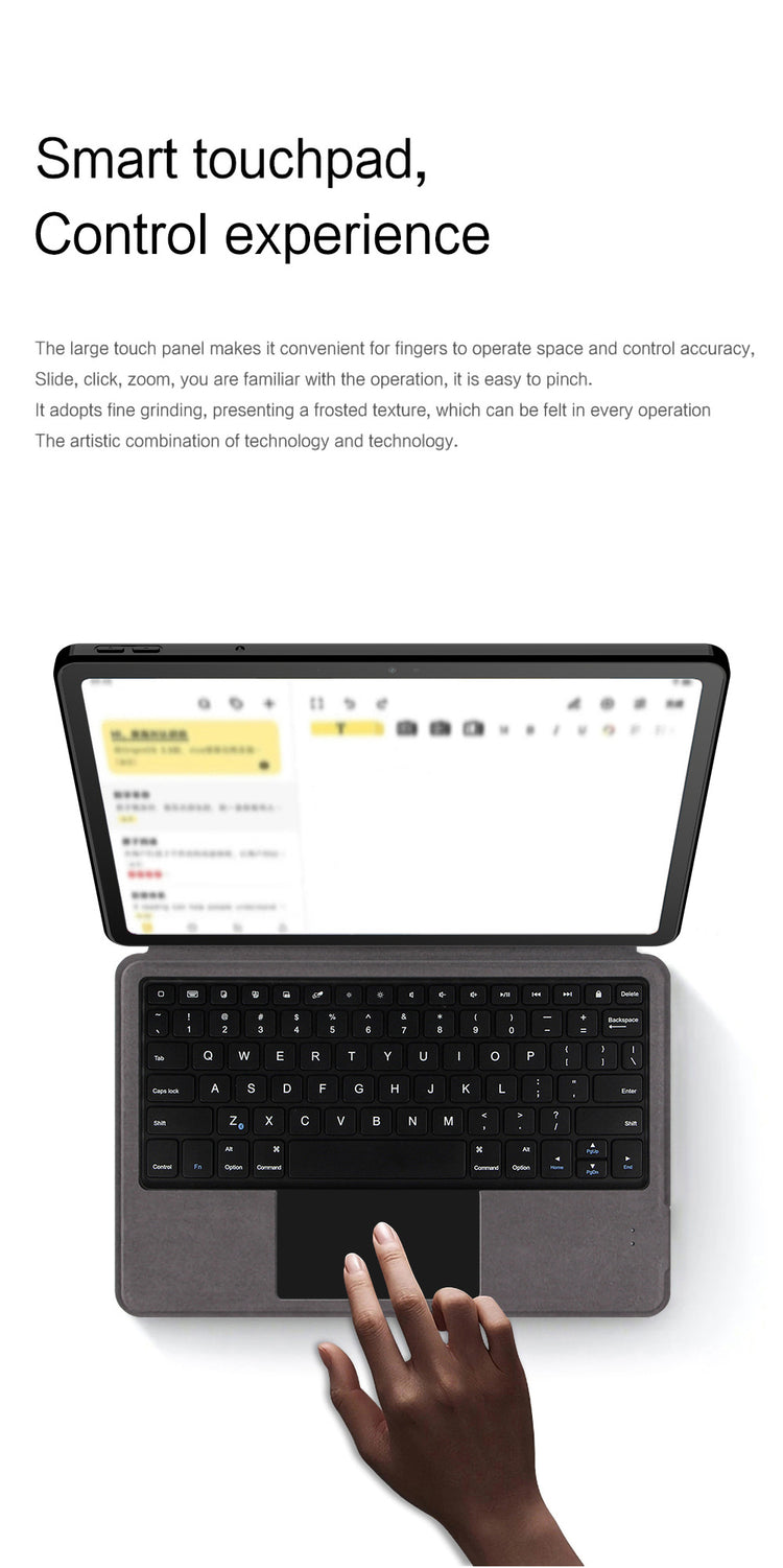 Lenovo Xiaoxin Pad 11 2025 Keyboard Case with Touchpad and Stand | Bluetooth Backlit Keyboard Cover