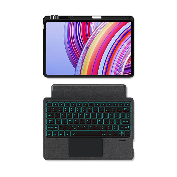 Redmi Pad Pro 12.1 2024 Keyboard Case with Touchpad, LED Backlight, Stand, and Detachable Design