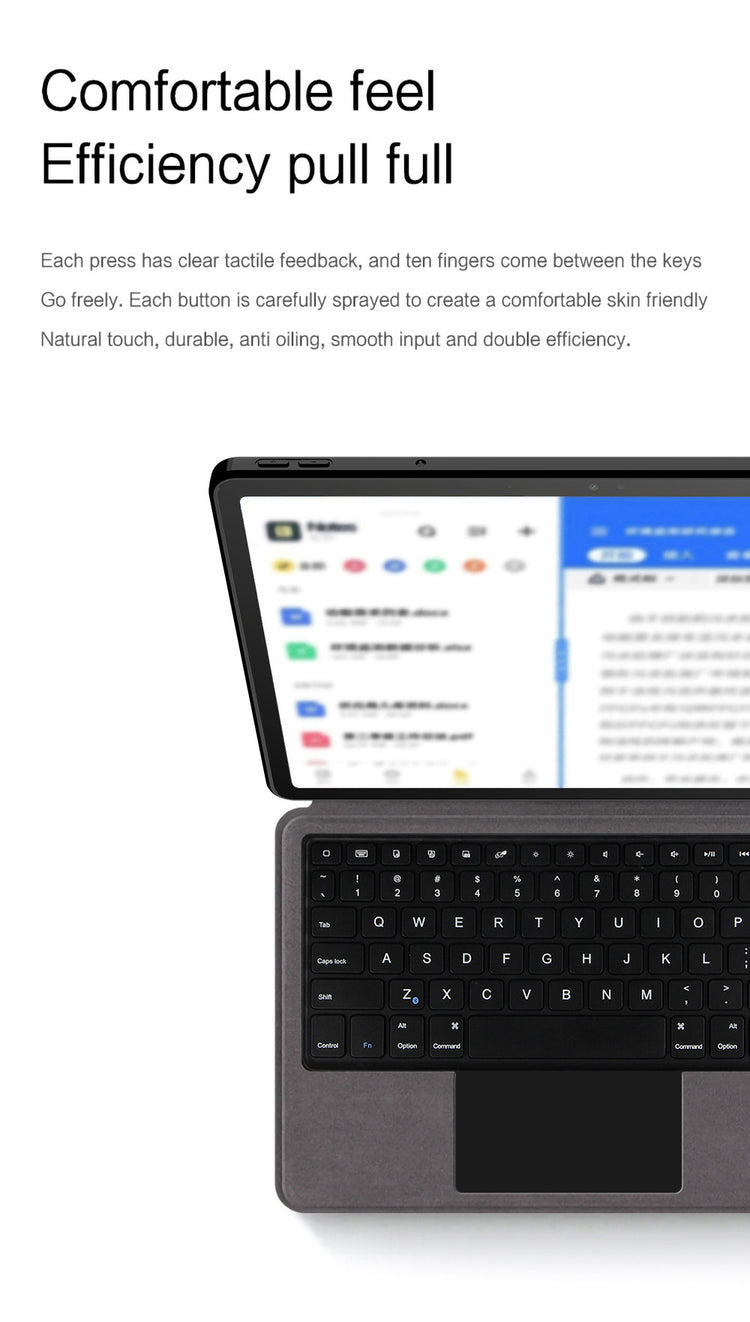 Lenovo Xiaoxin Pad 11 2025 Keyboard Case with Touchpad and Stand | Bluetooth Backlit Keyboard Cover
